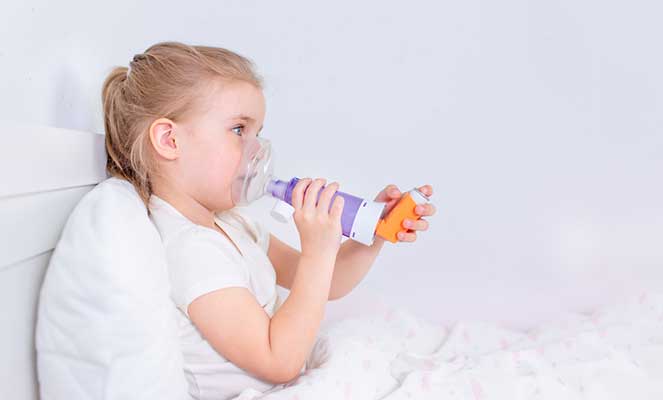 Imagens de asma infantil